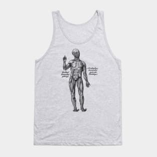 German Diagram Arm Muscular System - Vintage Anatomy Tank Top